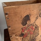 Vintage Dewars Scotch Whisky Wooden Crate Christmas Cheer Holiday Miami
