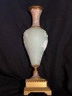 Antique 19 Century Jasper Wedgwood Mounted In French Bronze   Champleve Enamel