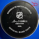 Game Used  tracker  Puck Utah Hockey Club  at  Chicago Blackhawks 3 30 25