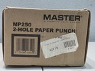 Master Mp250 Heavy Duty 2-hole Paper Punch 9 32  Holes