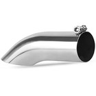  2 25 Inch Inlet Exhaust Tip  2 25  Inlet 2 25  Id  2 25  Od 9  Long Silver
