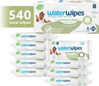 Plastic-free Textured Baby Wipes 99 9  Water Based Unscented 540 Count  9 Packs 