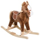 Kids Ride On Rocking Horse Toddler Plush Toy With Realistic Sounds For Children