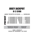 New  50c Pull Tickets Juicy Jackpot  50c - Instant Tabs