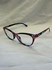 Colorful Floral Pattern Eyeglasses Prescription Ready Women s Frame 50-18