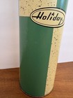 Vtg 1950   s King Seeley Holiday Thermos Made In Usa Quart Size