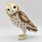 Hansa Barn Owl Plush Toy Doll 20cm 7 8in Beige Bird Animal Japan