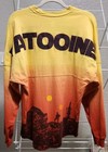 Disney Spirit Jersey Star Wars Tatooine Sunset Yellow Orange Unisex Xsmall