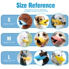 Dog Muzzle Anti Bite Soft Silicone Mouth Cover Adjustable Strap Pet Masks Covers