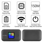 Unlocked 5g Lte Wireless Wifi Router Mobile Broadband Mifi Lcd Hotspot 3000mah