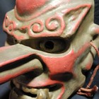 Vintage Japanese Tengu Mask  Noh Mask Traditional Collectible Wall Art 2170