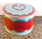 Vtg Du Barry Richard Hudnut Dusting Powder Large Oval Box Sealed 7 5 Oz