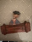 German Wood Carved Bottle Stoppers  2     Plaque With Hooks  And Drinker