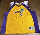 Vintage Los Angeles Sparks Lisa Leslie  9 Wnba Basketball Jersey Women   s Xl