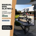 New Manual Dog Treadmill   Non-electric Slatmill For Medium   Large Dogs