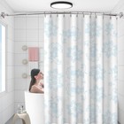 Curved Shower Curtain Rod  Round 42-73 Inches Shower Rods For Brushed Nickel