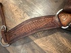 Teskeys Cowboy Collection Stamped Leather Breast Collar Western Horse Tack