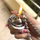 Vivienne Westwood Saturn Shape Electronic Gas Lighter Orb Silver With Shop Bag