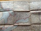Vintage 1945 National Geographic Northeastern United States Map Large Folded