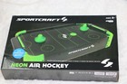 Sportcraft Neon Air Hockey Table Top Game 22    Mini Air Hockey W  Paddles New