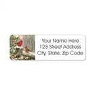 60 Return Address Labels Personalized 3 4  X 2 1 4  Winter Birds
