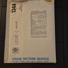 Vogue Paris Original Uncut 1344 Jean Patou Dress Bust 36 Sz 14