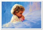 Lovely Children-flowers Of Life Pretty Baby Boy Kids Art New Modern Postcard