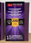 3m Pro Grade Precision Sanding Sponge   220 Fine  total Of 6 Sponges 