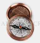 Antique Vintage Brass Pocket Compass Brass Nautical Compass Marine Compass Gift