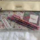 Lilly Pulitzer Agenda Bonus Pack Stickers Pens Zip Pouch Gold