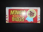 1967 Monkees Badges Empty Card Display Box Donruss  few Known 