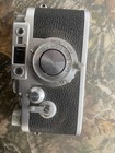 Leica Rangefinder Camera Black Silver With Leitz Elmar F 5cm 1 3 5 Lens
