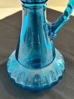 1973 Jim Beam I Dream Of Jeannie Blue Glass Genie Bottle Decanter - Vintage