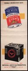 Vintage Full Matchbook Eagle Ok Brand Motor Oil Can National American New York