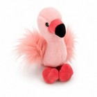 Vintage 1989 Sekiguchi Earth Wind Pink Flamingo Soft Plush Toy Stuffed Animal 8 