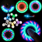 Led Tri Spinner Fidget Spinners Edc Figet Hand Desk Focus Toy Adhd - Usa Seller