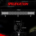 28 Inch Led Work Light Bar 2-row Spot Flood Combo Driving Lights Off Road Vs 30 