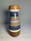 David Collier Signed Ceramic Kaleidoscope W wood   Brass Multicolor Stripes 94   
