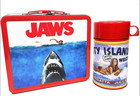 Movie Poster Jaws Embossed Tin Titans Lunch Box With Thermos 50th Anniversary