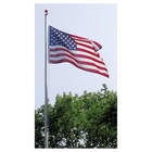 Super Tough Heavy Duty 20ft Residential Flagpole With Us Made Nylon Flag