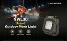 Nitecore Nwl30 3-in-1 Outdoor Wrok Light 3000lumens Bulit-in 18000mah Battery