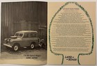 Vintage 1960 s Land Rover Lla 88  109 Sales Brochure Usa Original Not A Reprint 