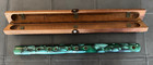Vintage  1970s  Ceramic Flute With Wooden Case In Excellent Condition