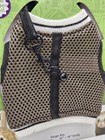 New Sz Large Black Ware Sporty Jogging Vest Mesh Harness Leash For Small Animal