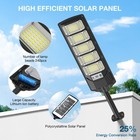 2pcs 540 Leds 6500k Solar Street Lights Outdoor Dusk To Dawn W motion Sensor New
