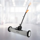 Stalwart 24in Rolling Magnetic Sweeper Pickup Tool Rolling Nail Magnet Tool