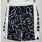 Nike Boys Just Do It Basketball Shorts Black White Cj8087-010 Size Medium Nwt