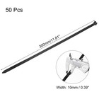 Cable Zip Ties 12 x0 39   50 Pcs Self-locking Wire Ties  120 Lbs  Black