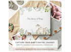 Keepsake Memory Book For Baby Boy Or Girl Timeless First 5 Year Baby Book A Mile