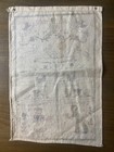 Mcm Rowoco Italy Linen Hanging Family Tree Euc 17  X 11 1 2 